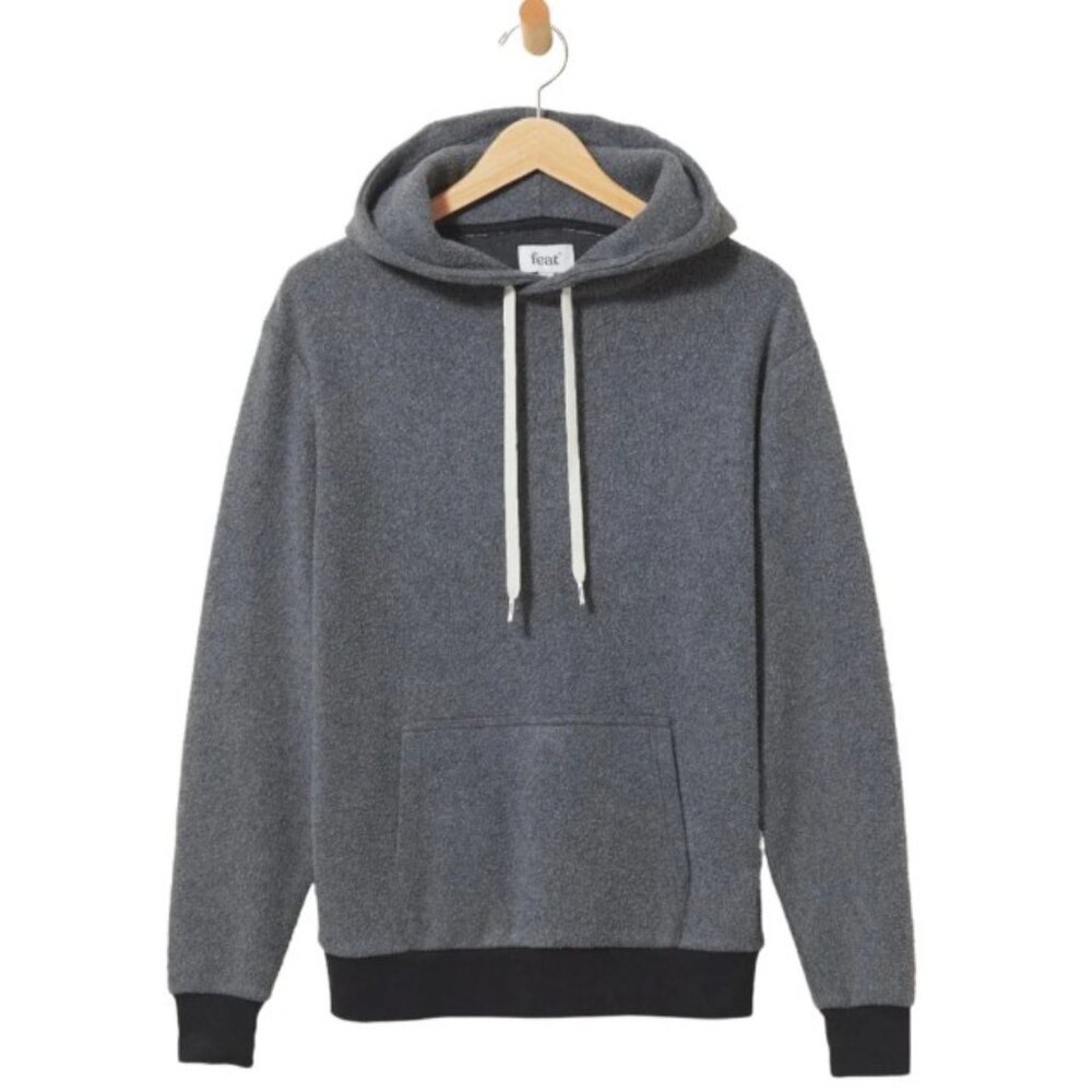 FEAT Unisex Hazy Black BlanketBlend Hoodie - Size Small